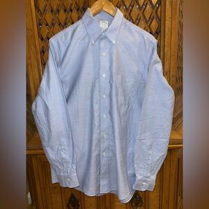 Brooks Brothers Mainline Chambray Blue Men's Shirt